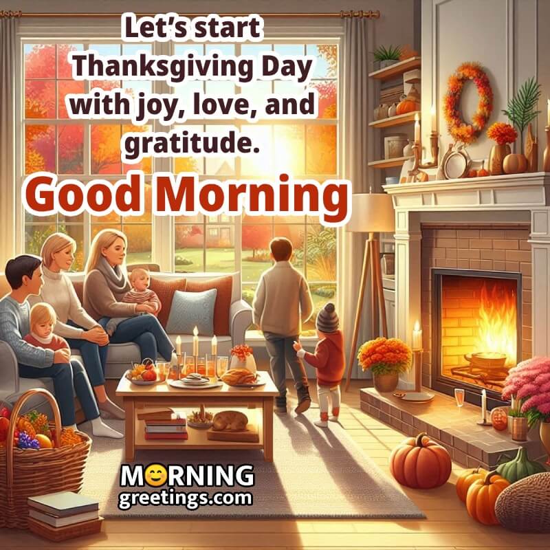 Best Good Morning Thanksgiving Wishing Photo