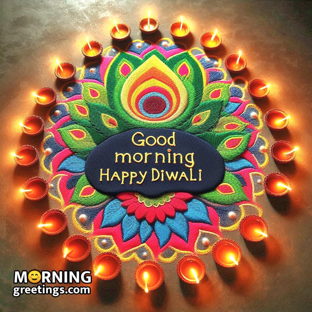 Good Morning Happy Diwali Photo