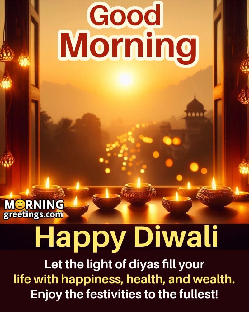 Happy Diwali Good Morning Message Photo