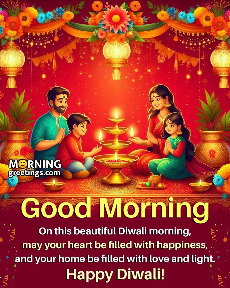 Morning Happy Diwali Status Greeting