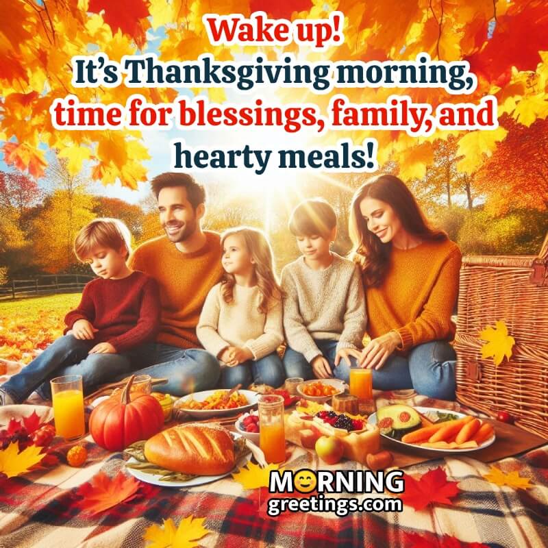 Morning Hapy Thanksgiving Wish Pic