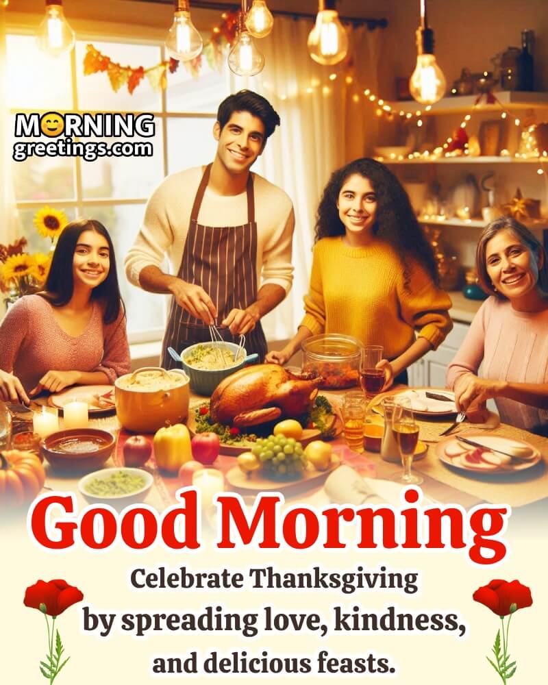 Morning Thanksgiving Greeting Image