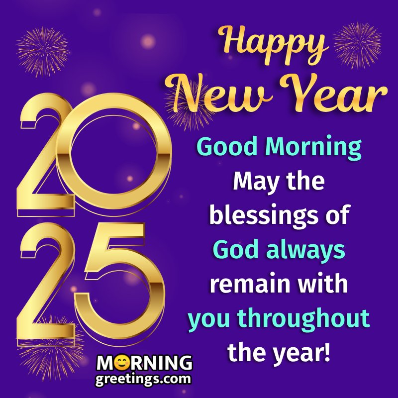 2025 Happy New Year Good Morning Wish