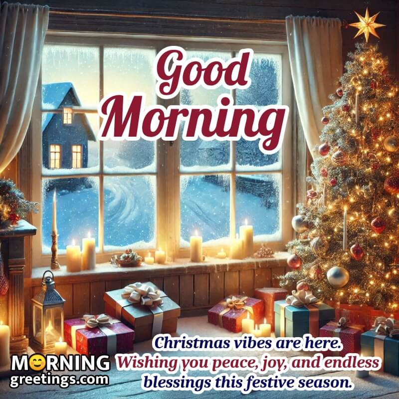 Festive Mornings: Merry Christmas Good Morning Images