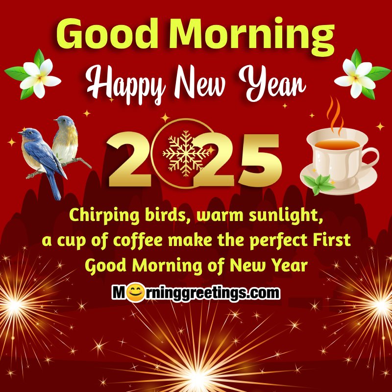 First Good Morning Of New Year 2025