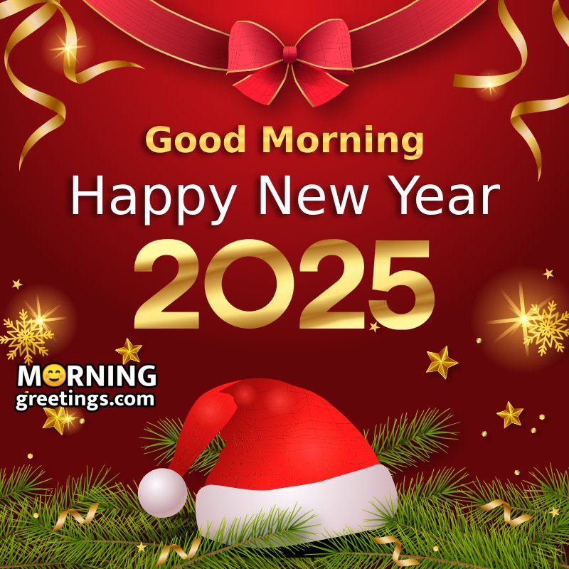 Good Morning Happy New Year 2025 Pic