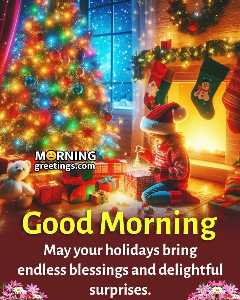 Happy Holidays Good Morning Status Photo