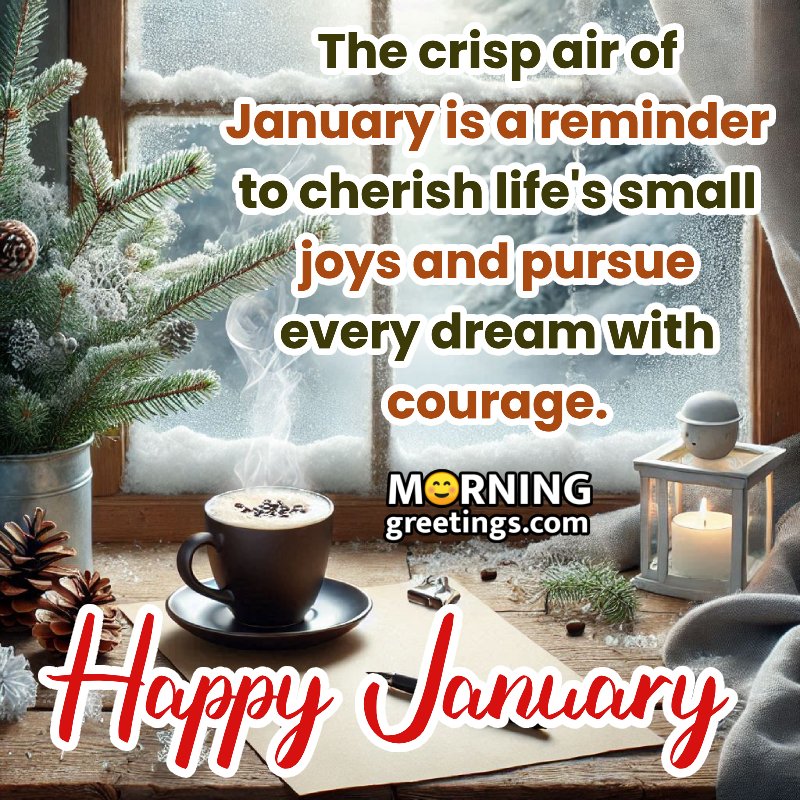 January Morning Message Photo