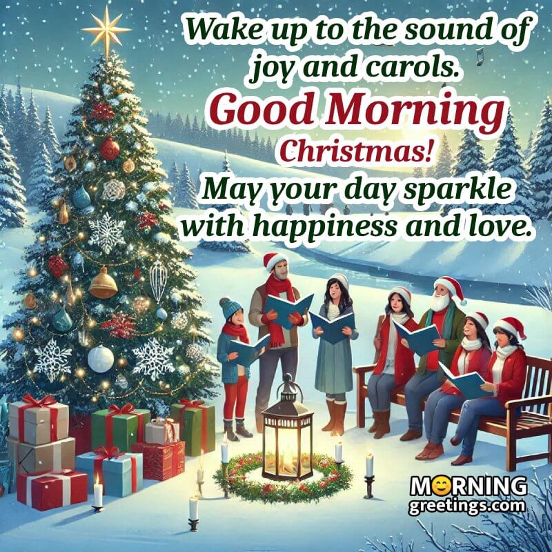 Merry Christmas Good Morning Images