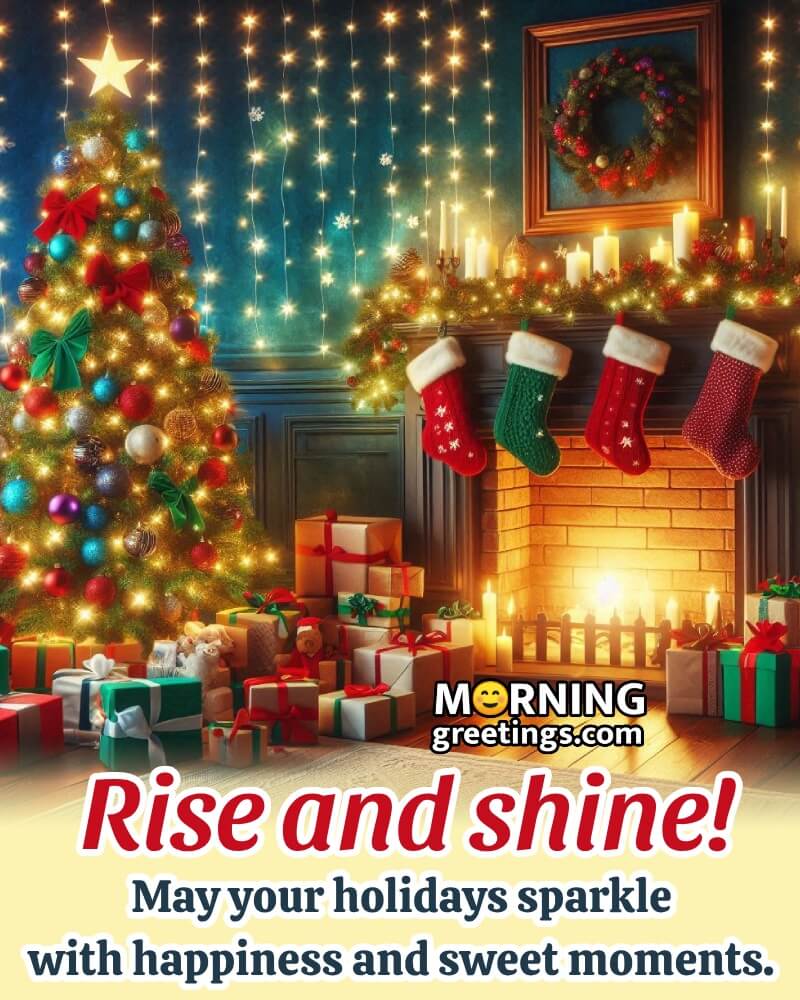 Morning Happy Holidays Wish Picture