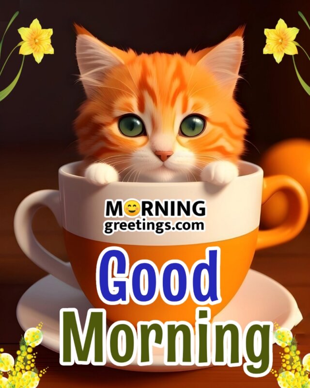 50 Cute Cat Morning Greetings - Morning Greetings – Morning Quotes And ...