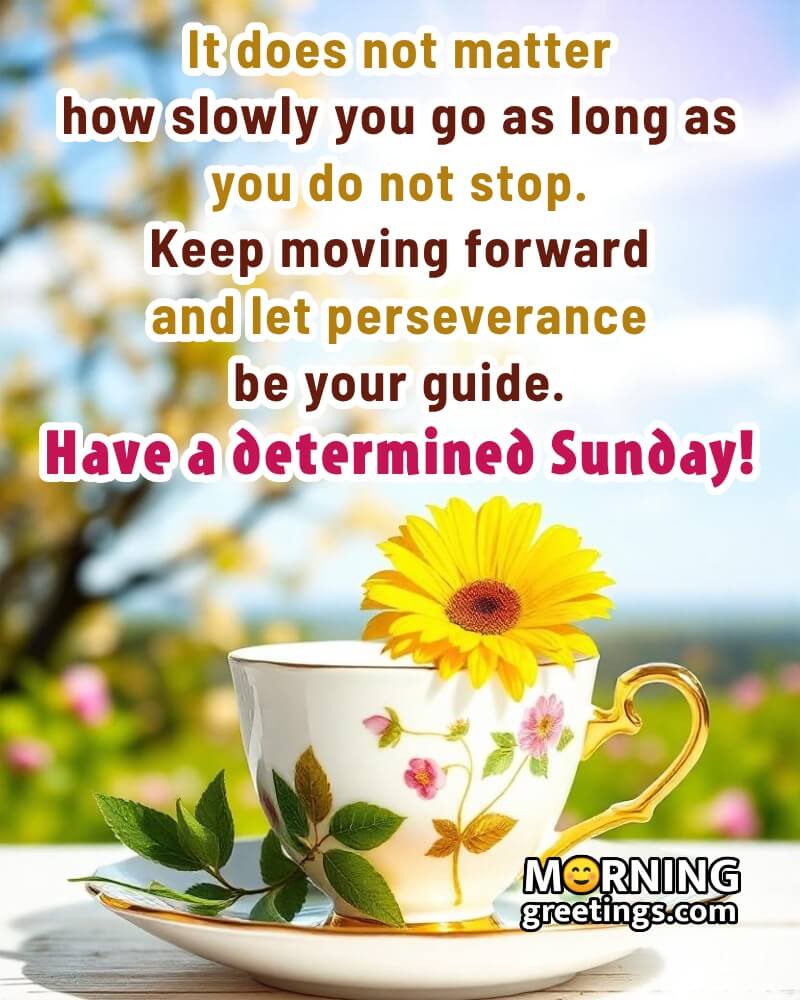 Good Morning Sunday Keep Moving Forward Quote Picture