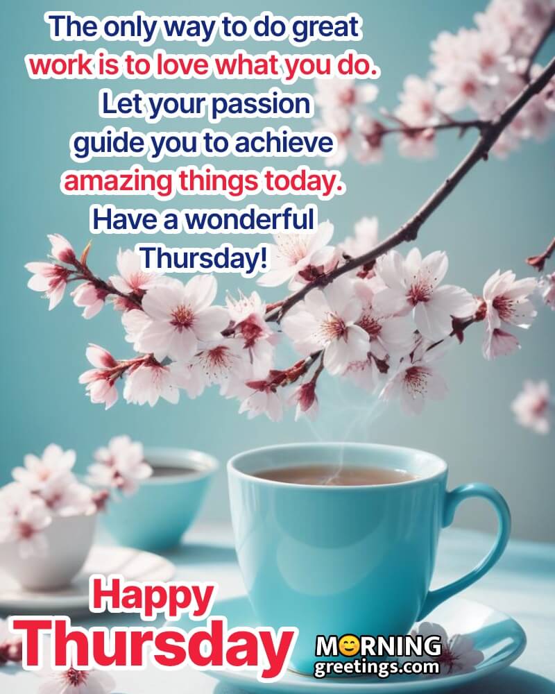 Happy Thursday Passion Quote Image