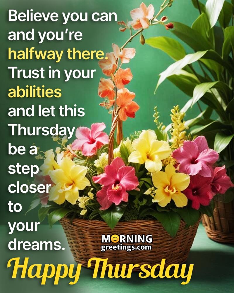 Happy Thursday Quote Pic On Dreams