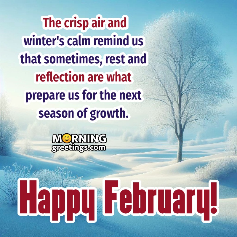 Lovely Happy February Message Photo