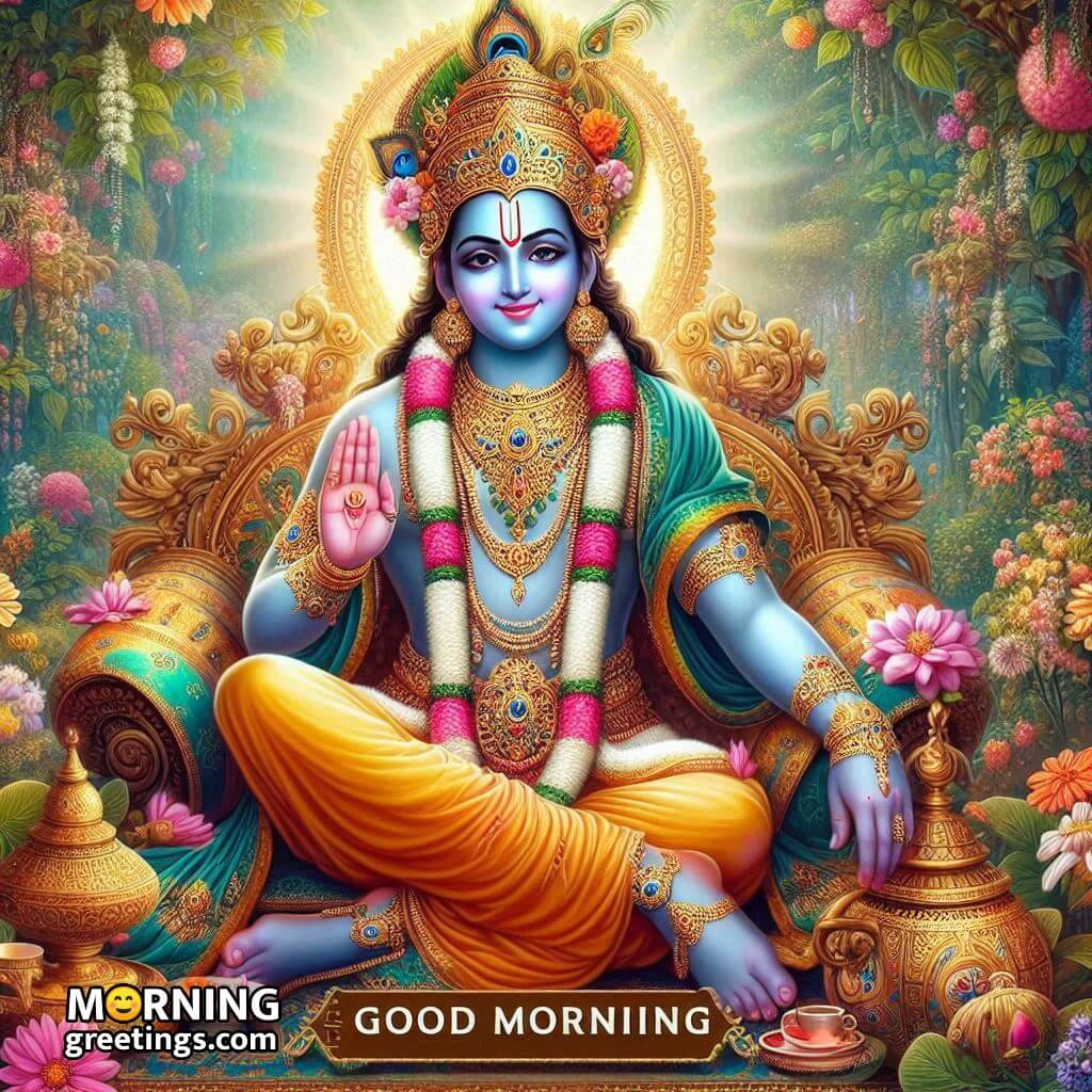 Lord Vishnu Good Morning Blessings – Jai Vishnu Bhagwan