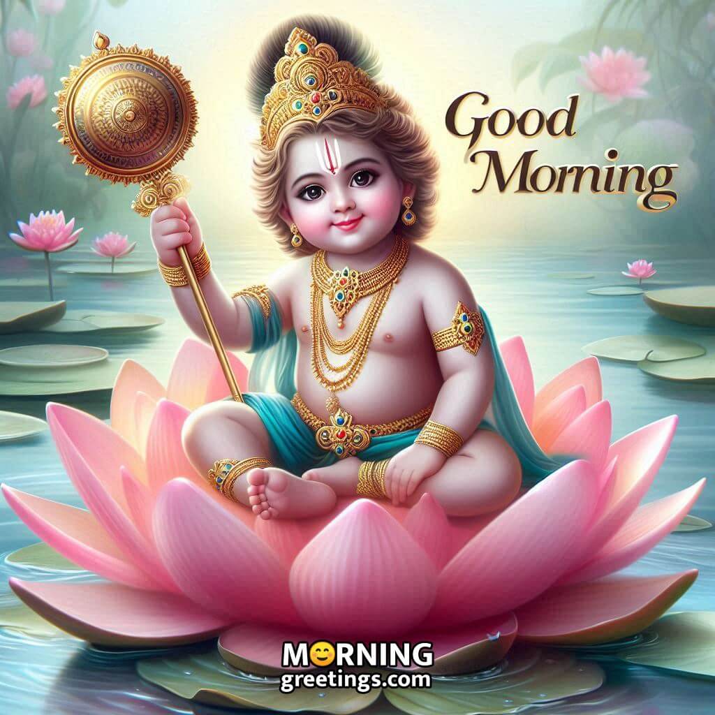 Bal Vishnu Good Morning Photo