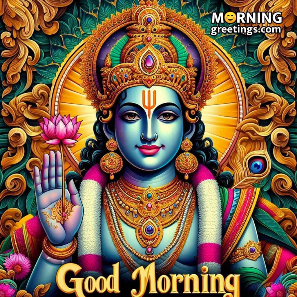Wonderful Lord Vishnu Morning Pic