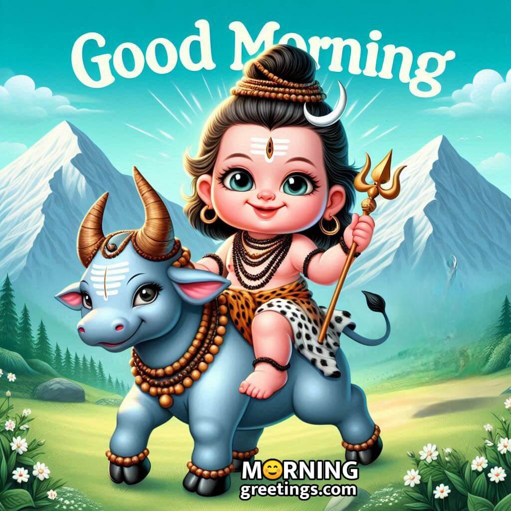 Baby Lord Shiva Good Morning Photo