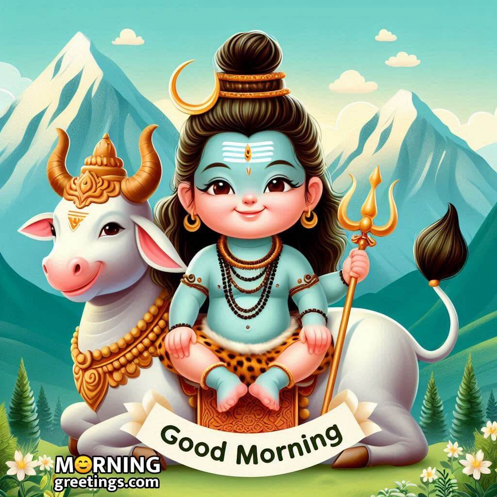 Baby Lord Shiva Good Morning Picture