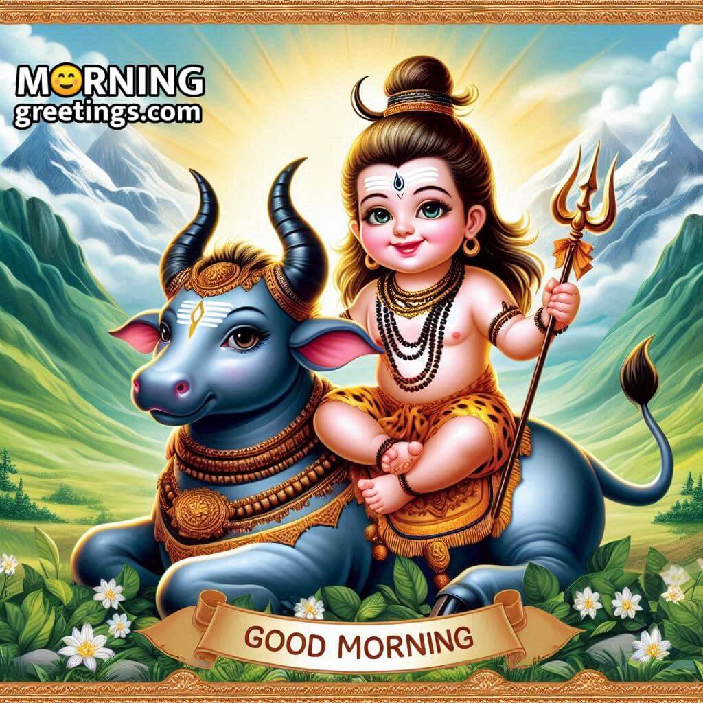 Beautiful Bal Shiva Morning Pic