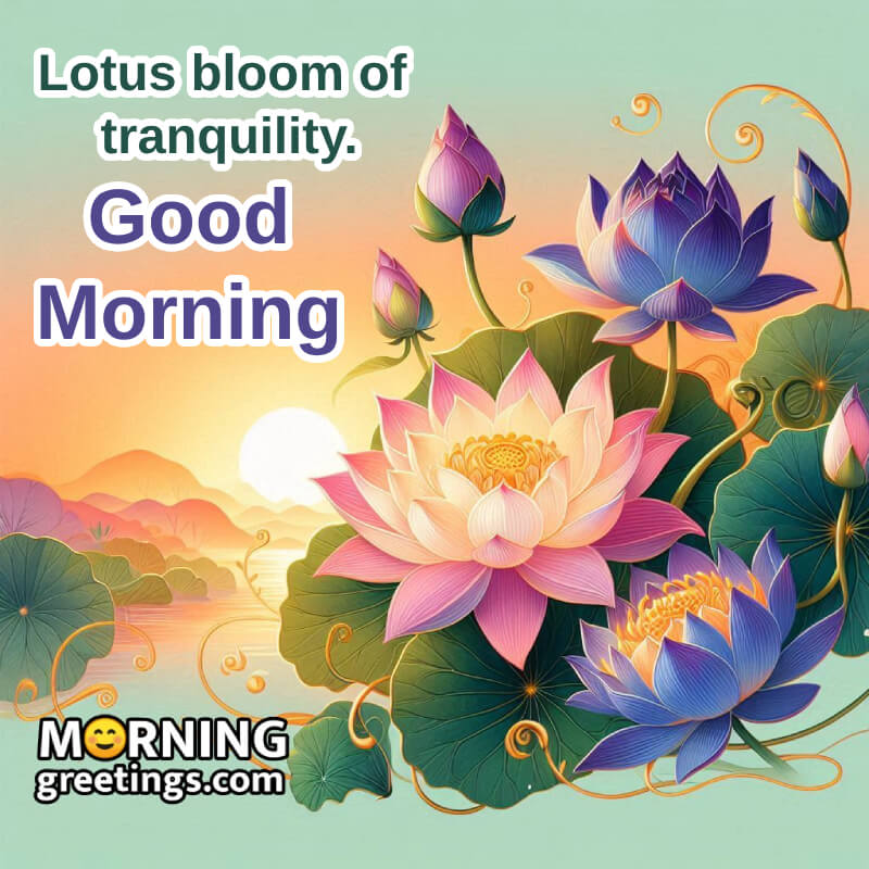 Best Good Morning Lotus Picture