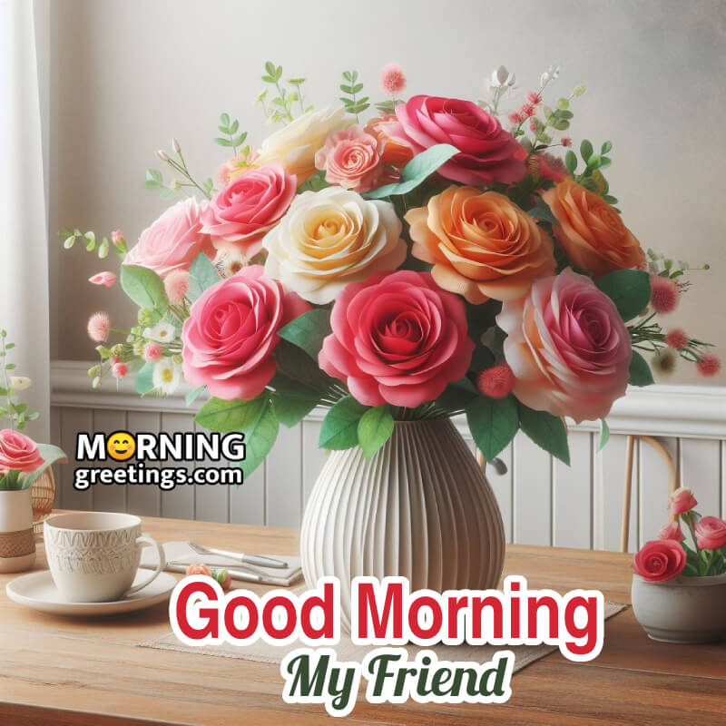 Bouquet Good Morning My Friend Image