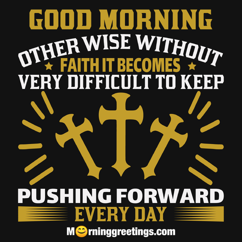Christian Faith Good Morning Quote Image