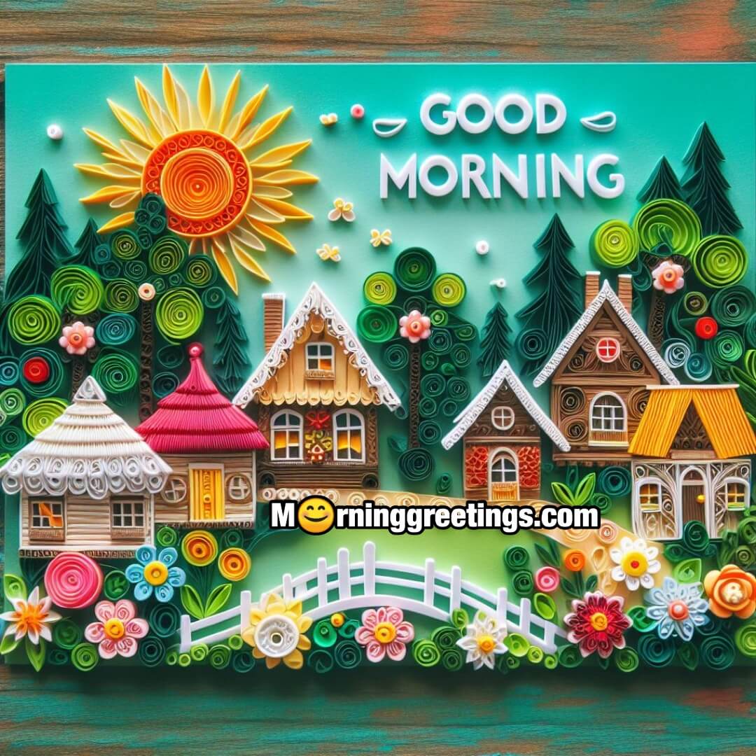 Colorful Art & Craft Good Morning Image