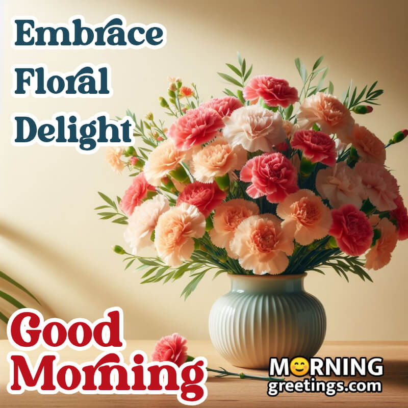 Embrace Floral Delight Good Morning Bouquet Photo