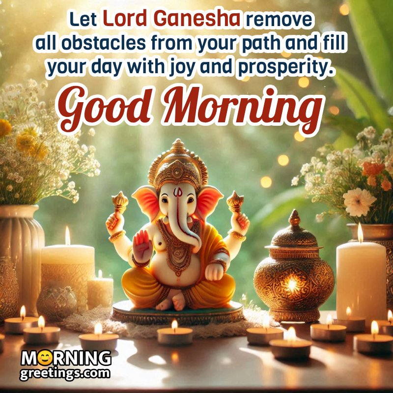 Fantastic Morning Ganesha Message Pic