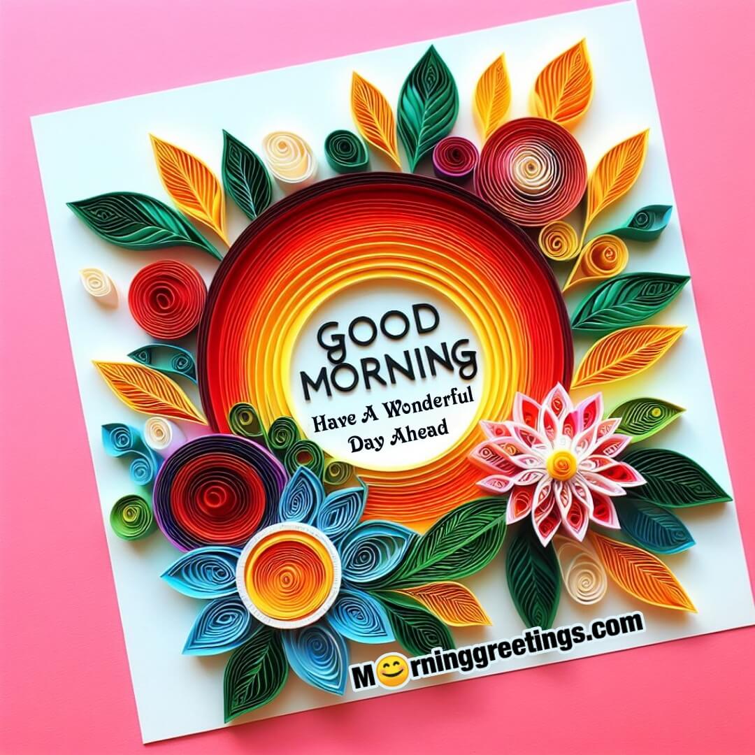 Flower Morning Creative Art & Craft Picture
