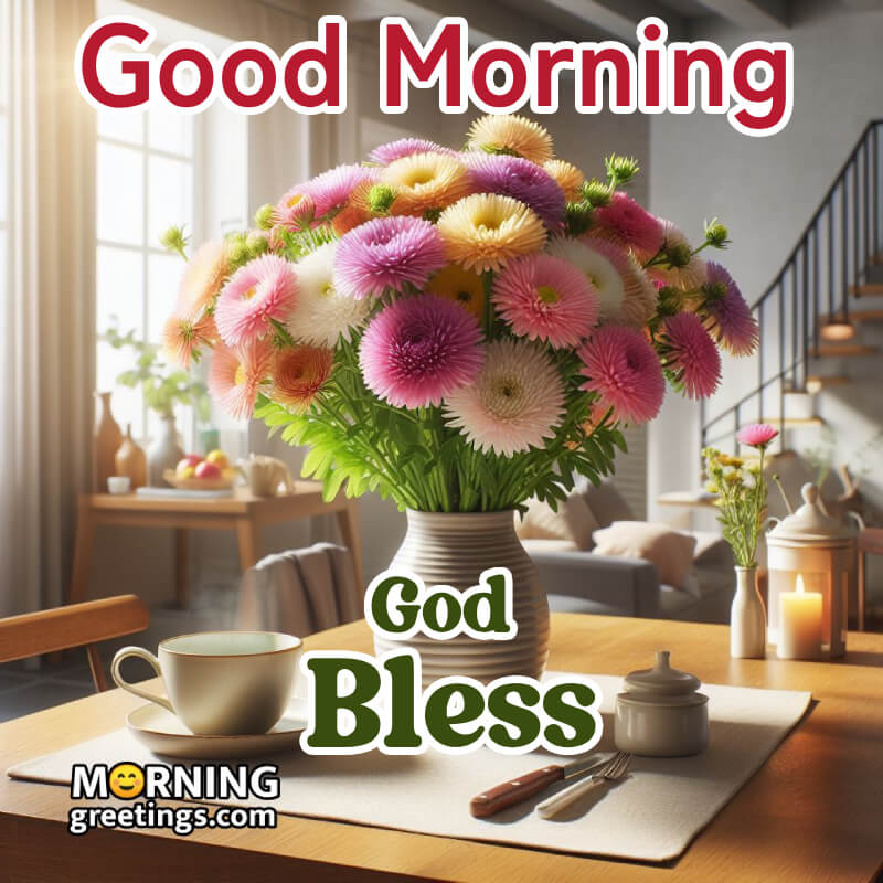 God Bless Good Morning Bouquet Image