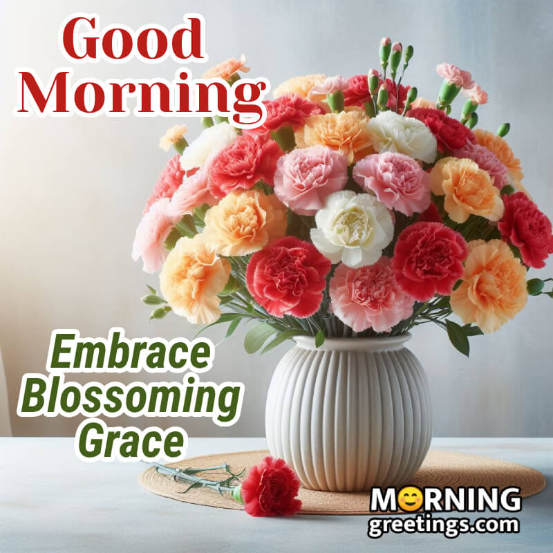 Good Morning Bouquet Greeting Photo