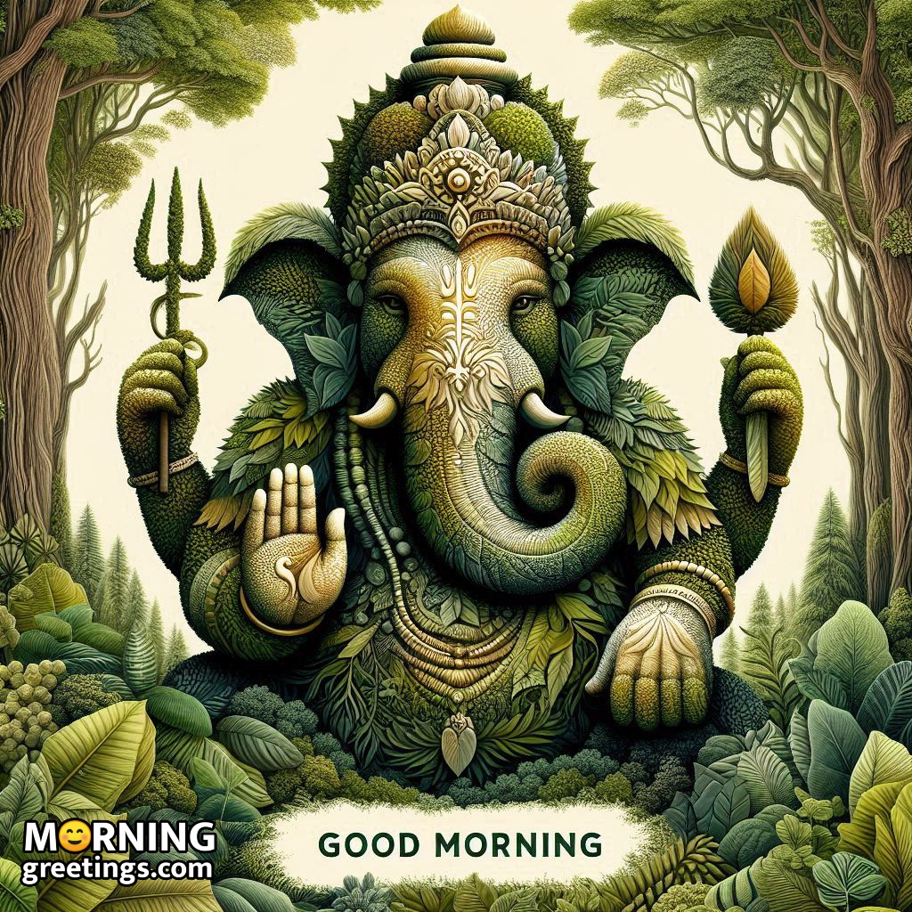 Good Morning Eco Friendly Ganesha