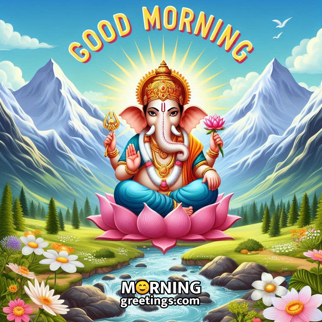 Good Morning Ganesha In Himalayas