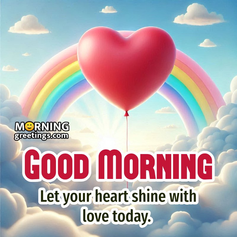 Good Morning Heart Wish Image