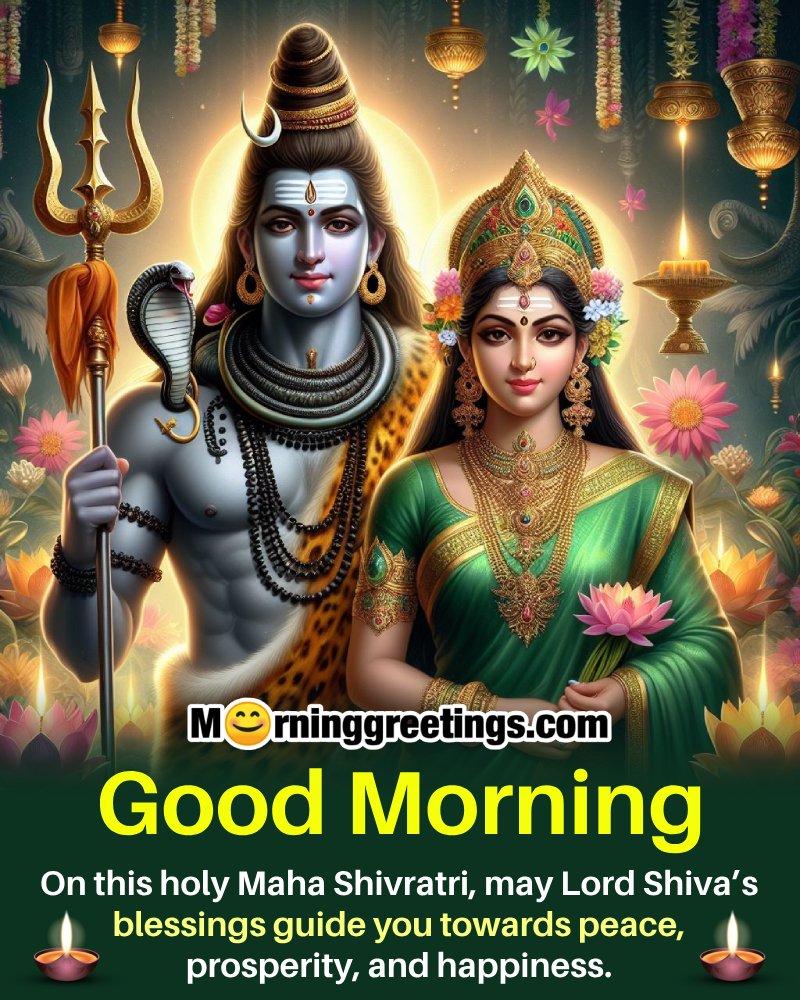 Good Morning Maha Shivratri Best Message Image