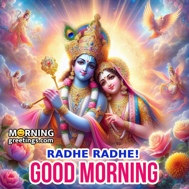 Good Morning Radhe Radhe Photo