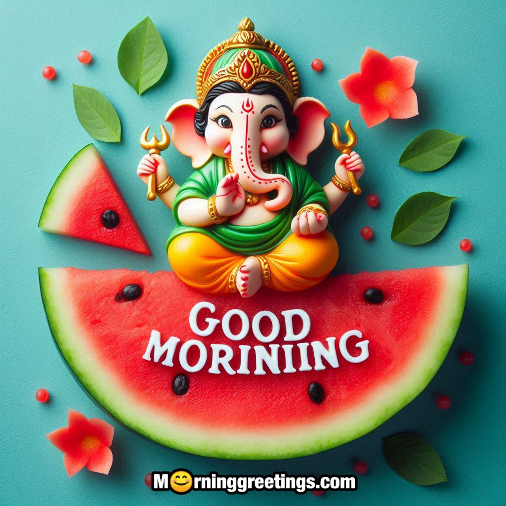 Good Morning Watermelon Ganesha
