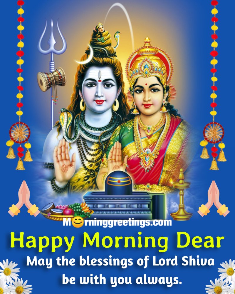 Lord Shiva Good Morning Message Photo