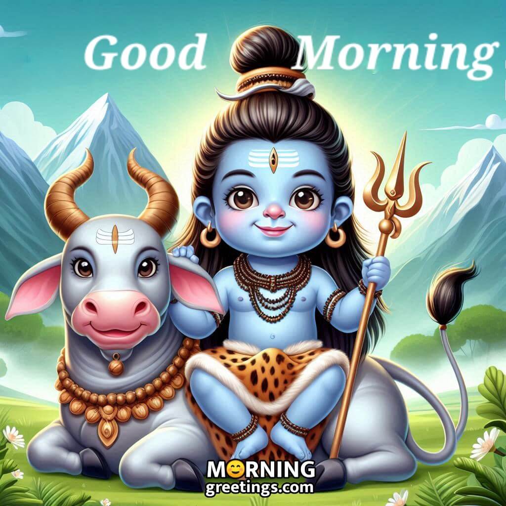 Morning Bal Lord Shiva Image