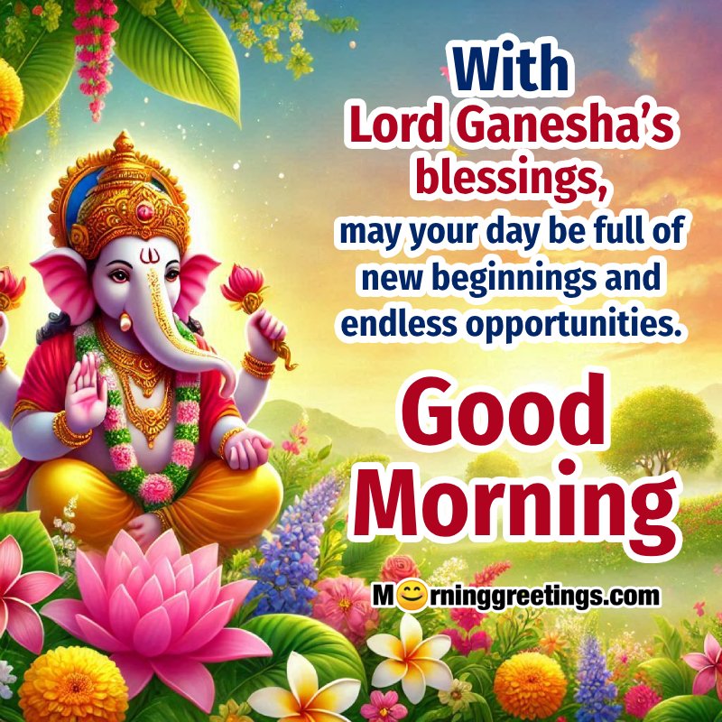 Morning Ganesha Lovely Fb Status Pic