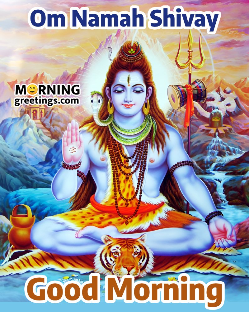 Om Namah Shivay Good Morning Best Pic