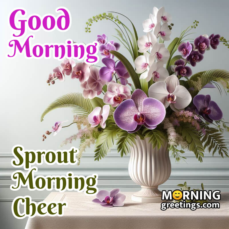 Sprout Morning Cheer Good Morning Bouquet Pic