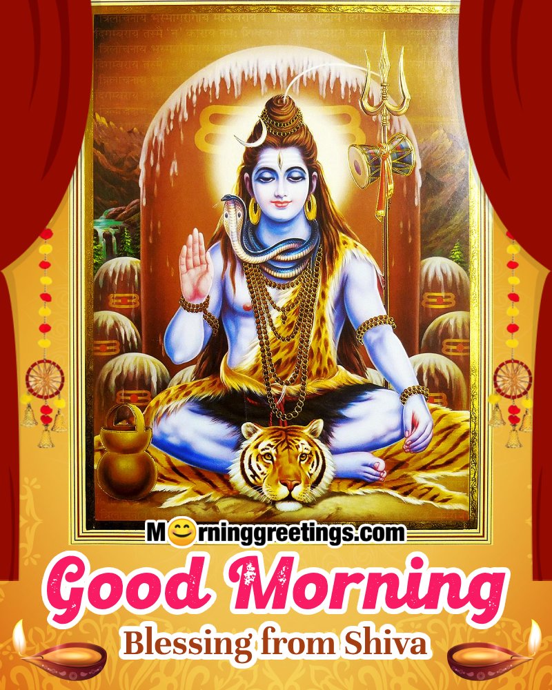 Wonderful God Shiva Blessing Photo