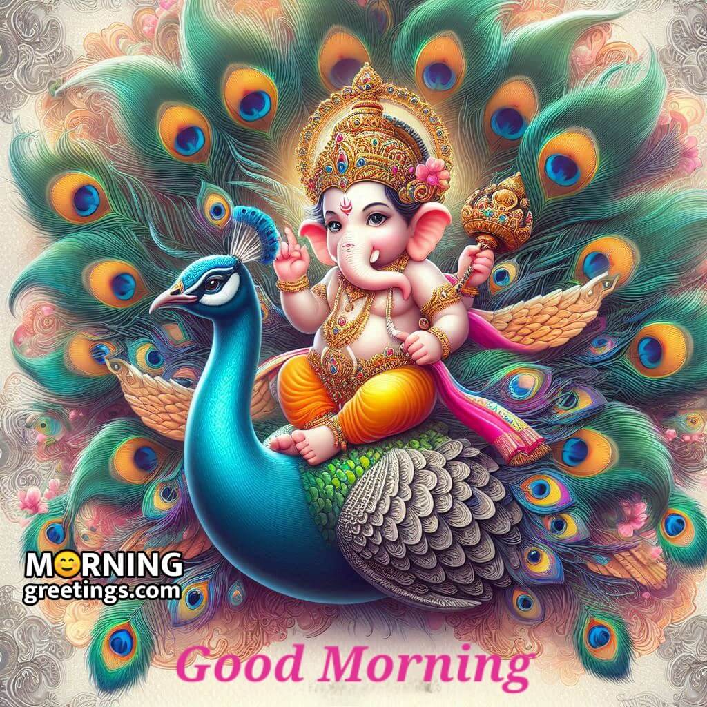 Wonderful Good Morning Ganesha Pic