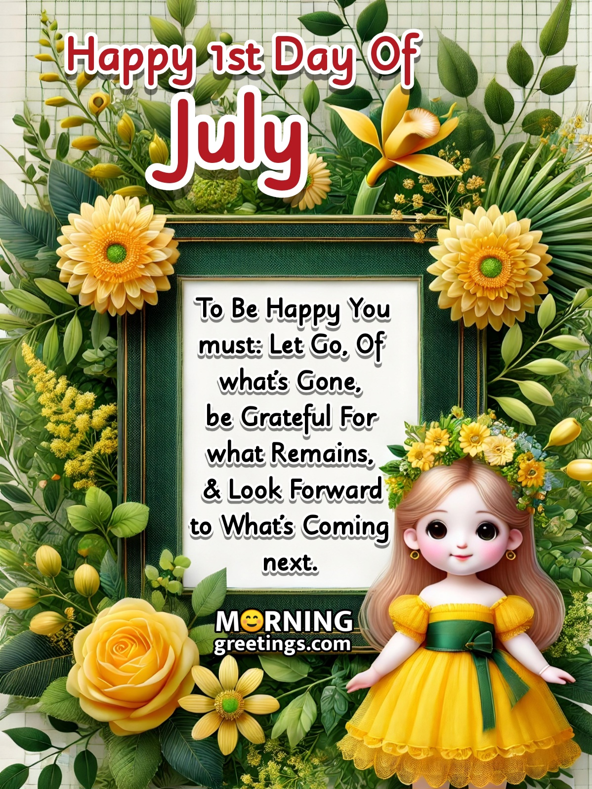 Happy 1st Day Of July Message