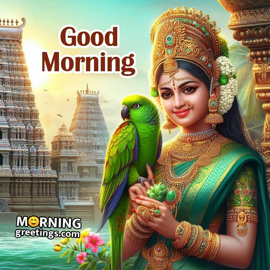Morning Devi Maa Beautiful Wish Photo