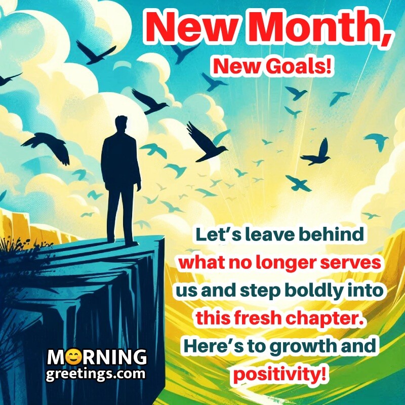 New Month Wonderful Message Photo